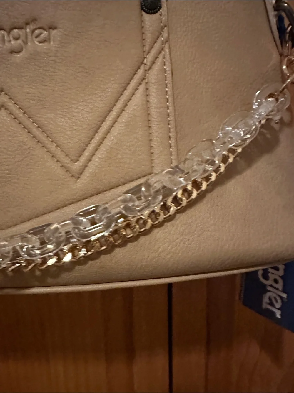 Wrangler Neutral Beige Dome Satchel- NWT